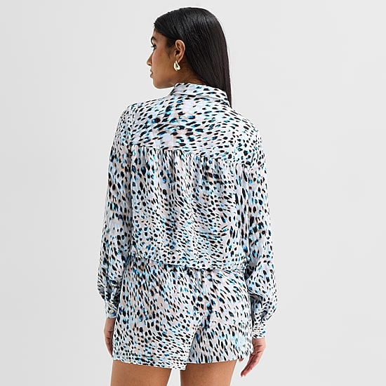 Bold Elements Womens Long Sleeve Crop Top