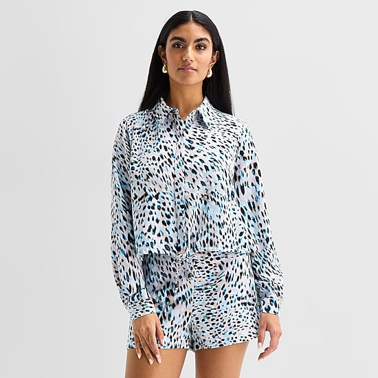 Bold Elements Womens Long Sleeve Crop Top