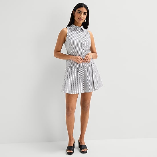 Bold Elements Womens Mini Flared Skirt
