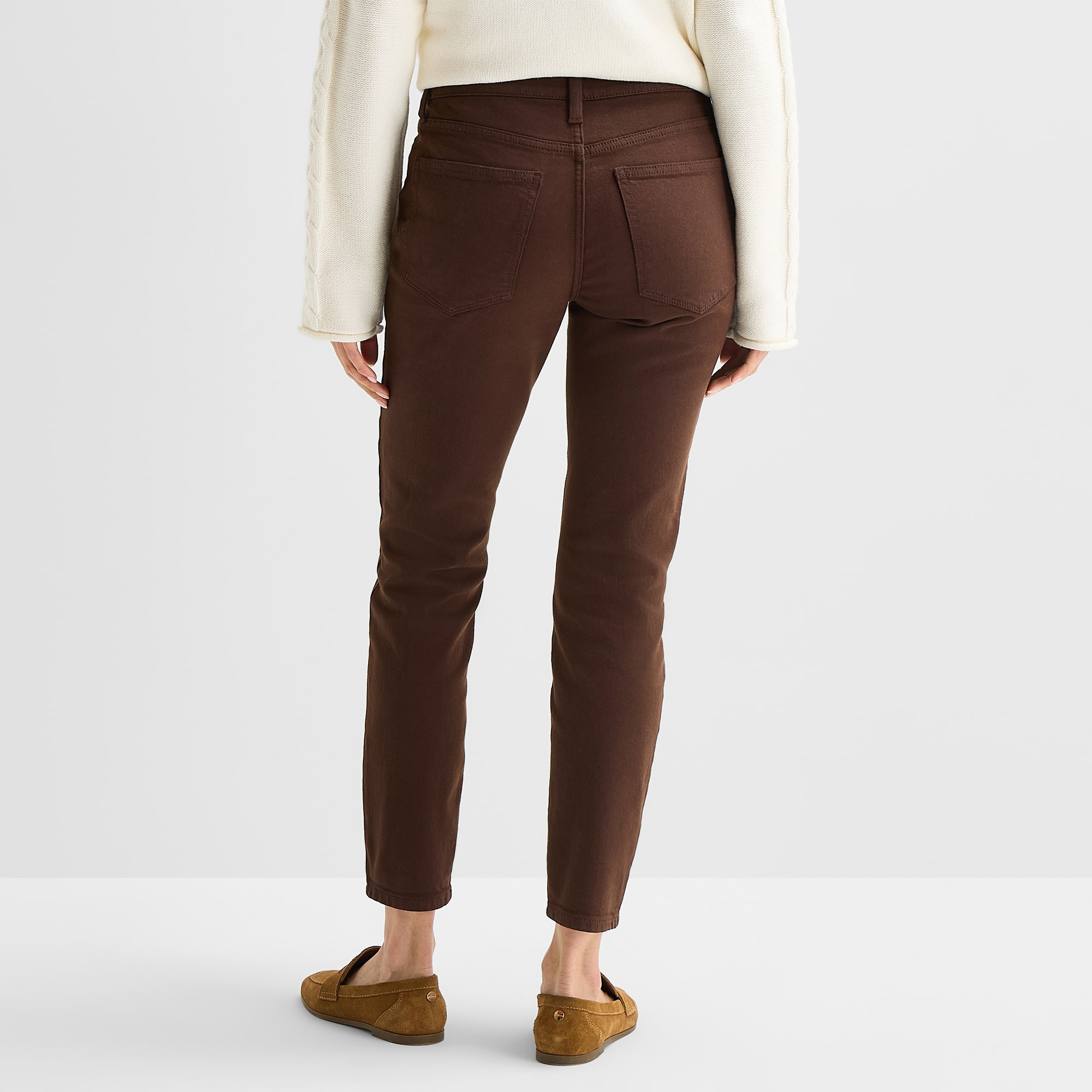 St. John's Bay Womens Mid Rise Secretly Slender Skinny Fit Jean