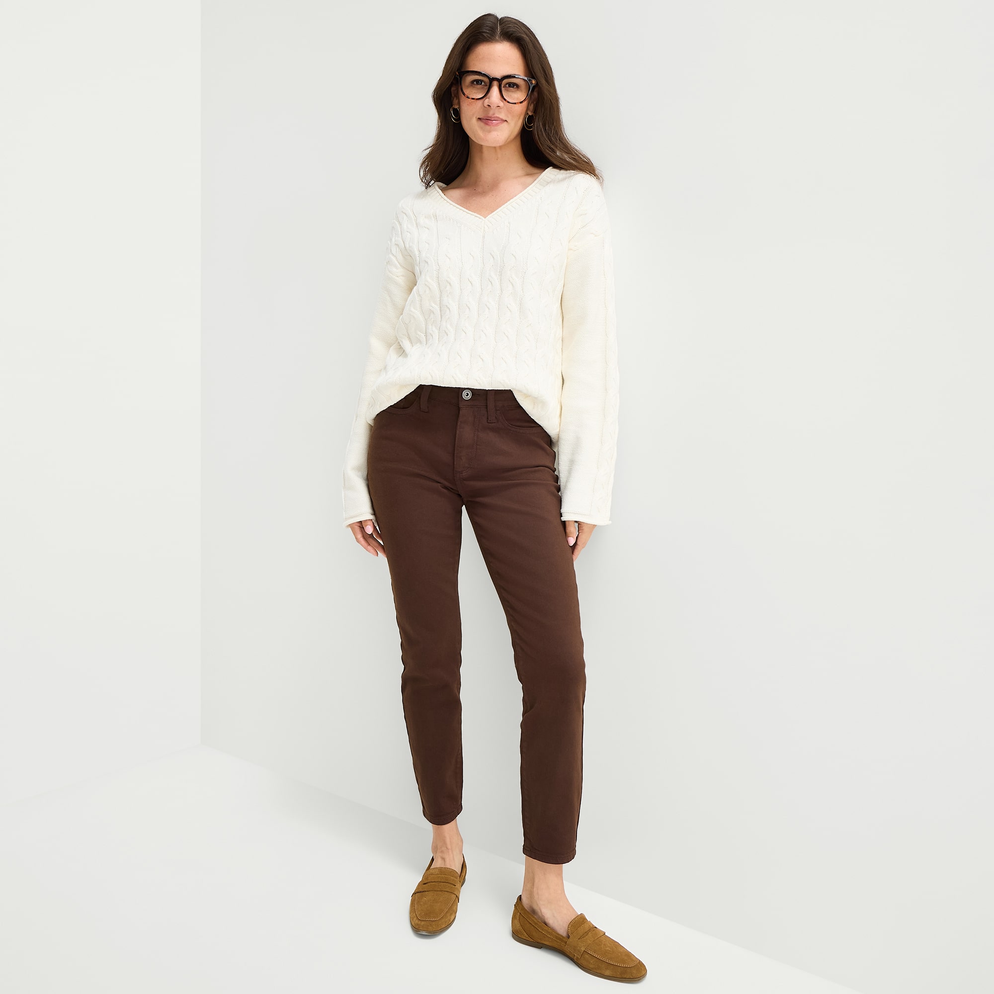 St. John's Bay Womens Mid Rise Secretly Slender Skinny Fit Jean