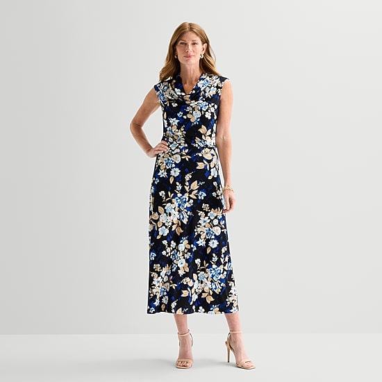 Black Label by Evan-Picone Womens Maxi Skirt