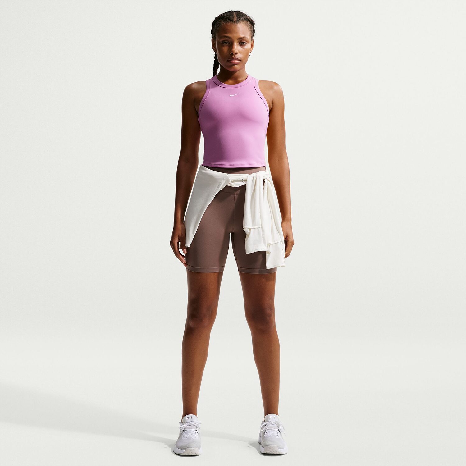Nike Womens High Neck Sleeveless Active Tank Top