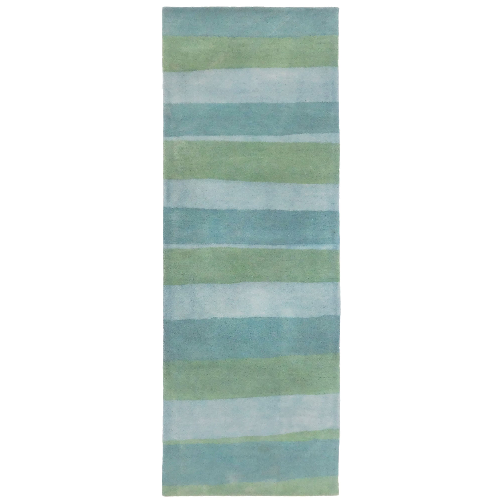 Liora Manne Piazza Stripes Hand Tufted Wool Indoor Rectangular Runner