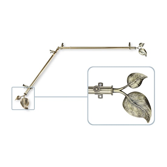 Rod Desyne Ivy Corner 13/16 IN Adjustable Curtain Rod
