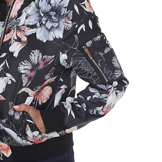 White Mark Womens Midweight Bomber Jacket