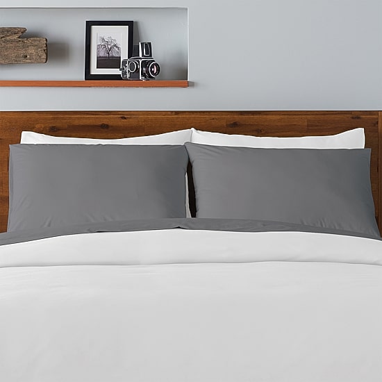 Ella Jayne 100% Cotton Percale Cool and Crisp Pillowcase Set