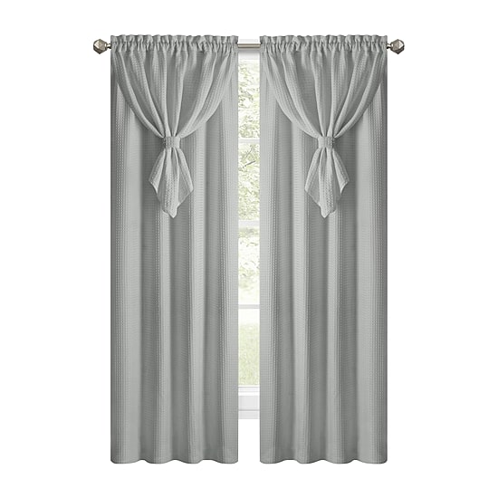Achim Allegra Rod Pocket Light-Filtering Single Curtain Panel