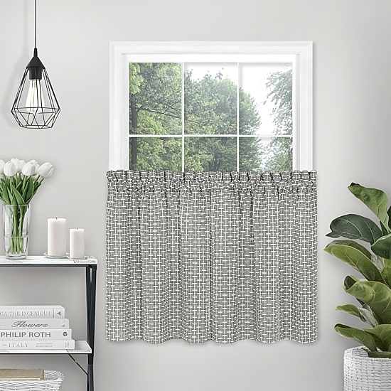 Achim Bedford 2-pc. Rod Pocket Window Tier