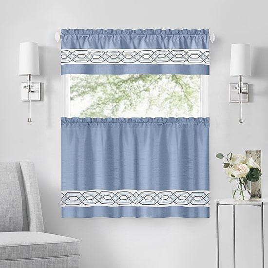 Achim Paige 3-pc. Rod Pocket Window Tier