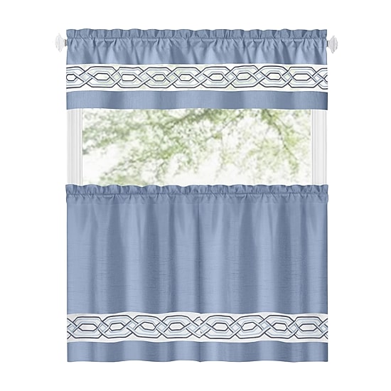Achim Paige 3-pc. Rod Pocket Window Tier