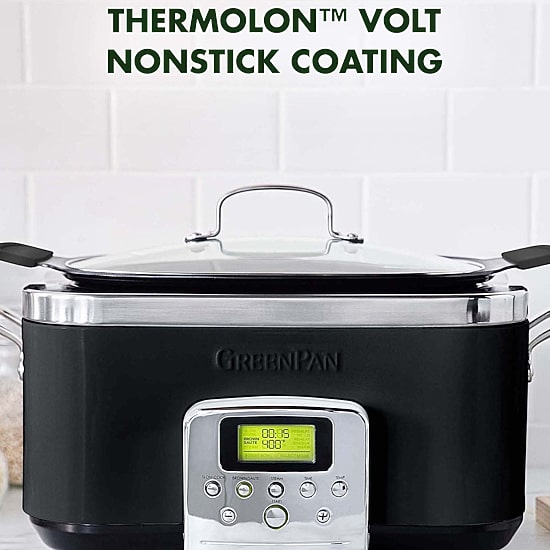 GreenPan Elite 6Qt Ceramic Non-Stick Slow Cooker