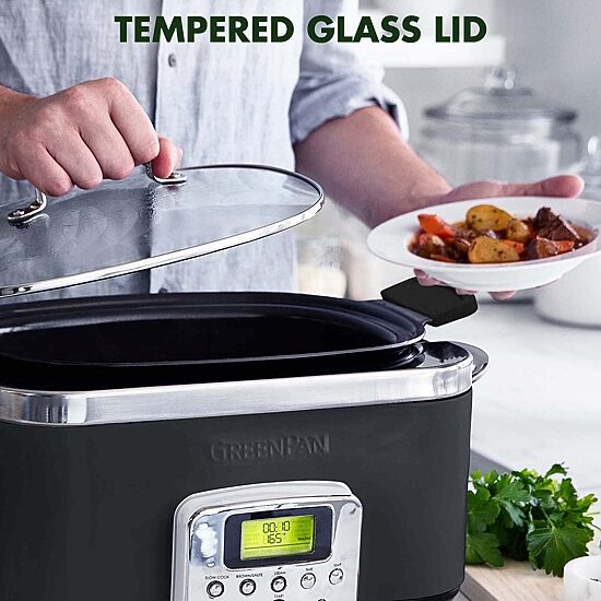 GreenPan Elite 6Qt Ceramic Non-Stick Slow Cooker