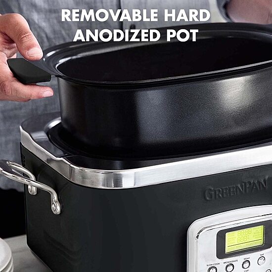 GreenPan Elite 6Qt Ceramic Non-Stick Slow Cooker
