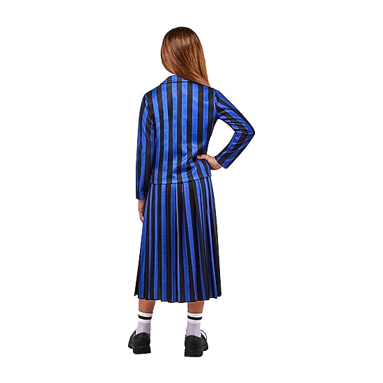 Little & Big Kid Girls Purple Nevermore Academy Uniform The Addams Family Wednesday Addams 3-pc. Costume