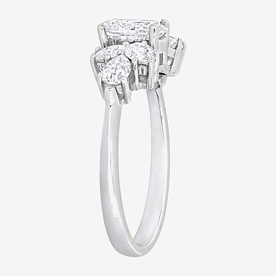 Womens 2 CT. T.W. Lab Created White Moissanite 10K Gold Engagement Ring