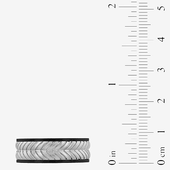 Mens 8MM Tungsten Wedding Band