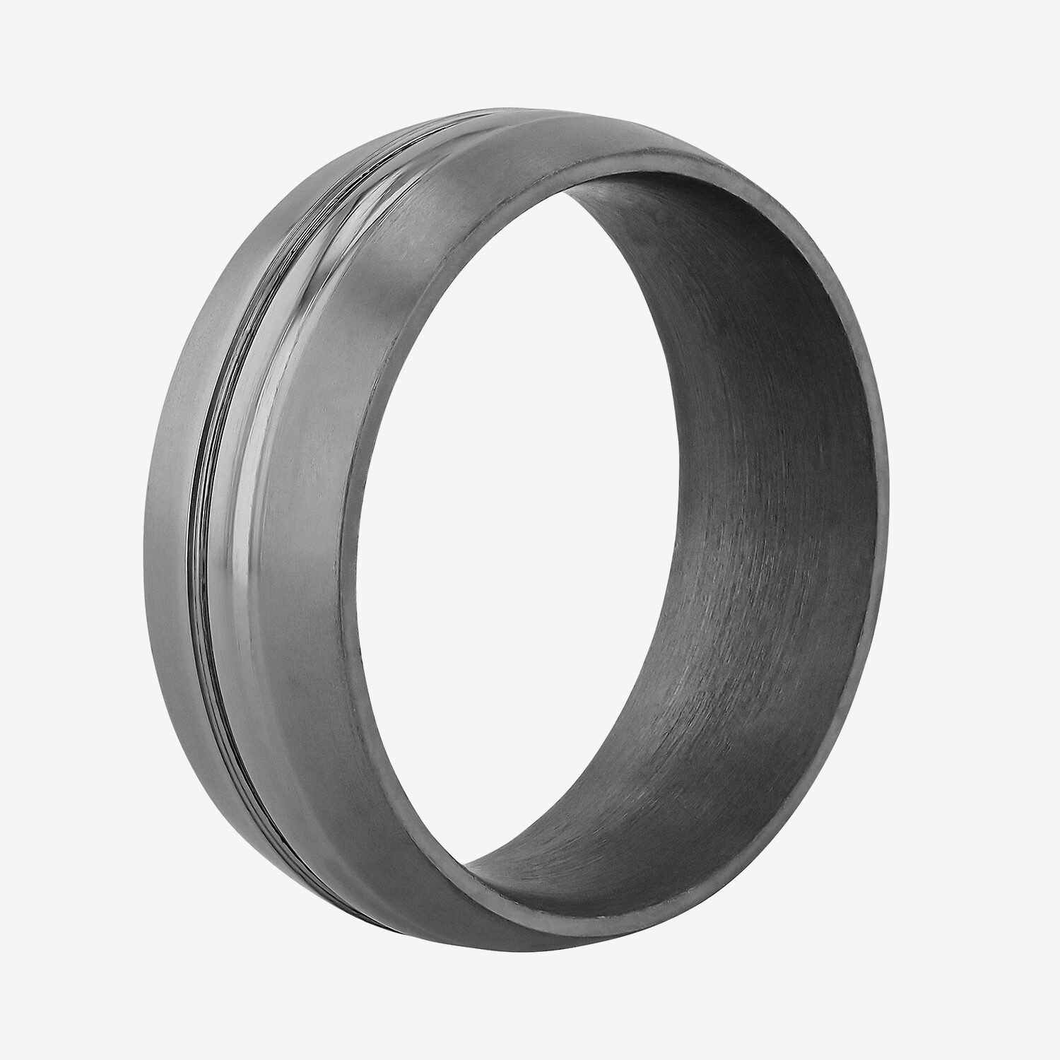 Mens 8MM Tantalum Wedding Band