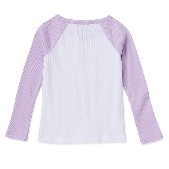 Okie Dokie Toddler & Little Girls Crew Neck Long Sleeve Regular Fit Graphic T-Shirt