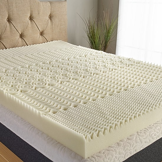 Isotonic® 4” 5-Zone Mattress Topper Featuring Isotonic®+ Memory Foam