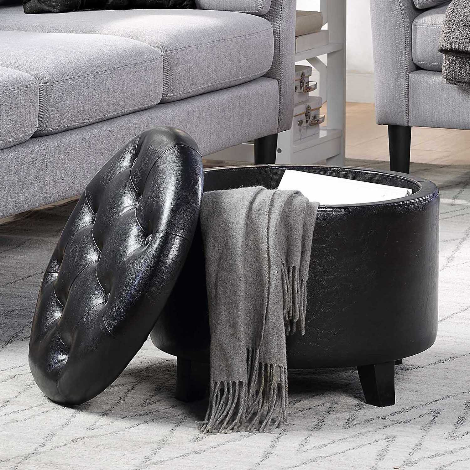 Designs4Comfort Round Ottoman