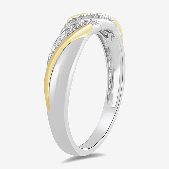 1/2 CT. T.W. Lab Grown White Diamond 14K Gold Over Silver Side Stone Bridal Set - Womens size 7 Ring / Mens size 10.5 Band