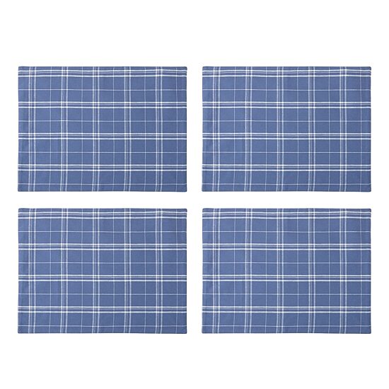 Linden Street Windowpane 4-pc. Placemat
