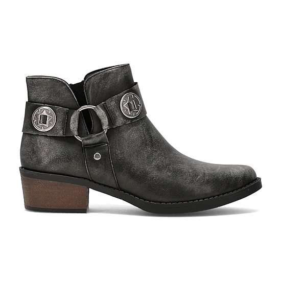 Frye and Co. Womens Helia Stacked Heel Booties