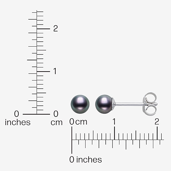 White Cultured Freshwater Pearl Sterling Silver 4mm Ball Stud Earrings