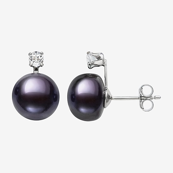 Cultured Freshwater Pearl Sterling Silver Round 2-pc. Jewelry Set
