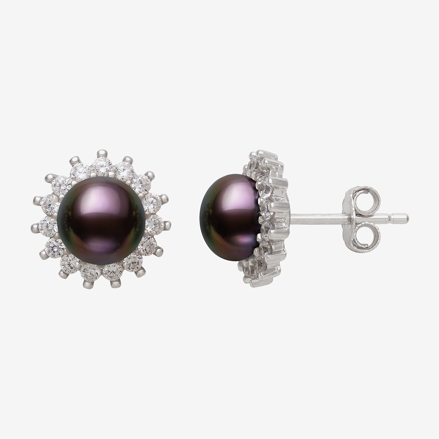Cultured Freshwater Pearl Sterling Silver Sunburst 2-pc. Jewelry Set