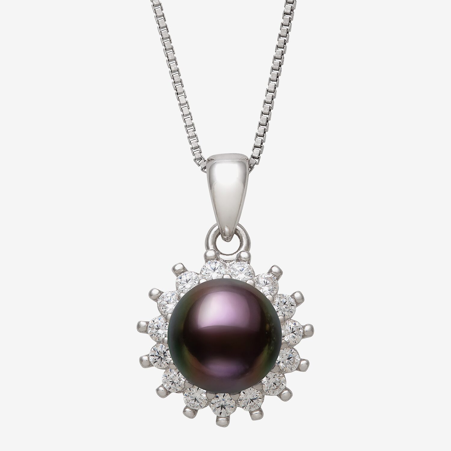 Cultured Freshwater Pearl Sterling Silver Sunburst 2-pc. Jewelry Set