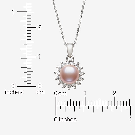 Cultured Freshwater Pearl Sterling Silver Sunburst 2-pc. Jewelry Set