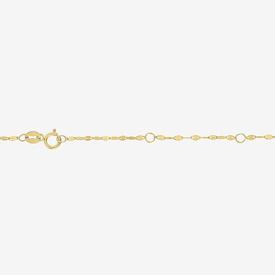 Heart (G-H / Si2 I1) Womens 1/6 CT. T.W. Lab Grown White Diamond 10K Gold Heart 18 Inch Pendant Necklace