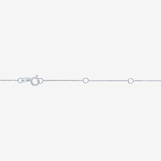 (Gh / Si2 I1) Womens 1/3 CT. T.W. Lab Grown White Diamond 10K Gold 16 Inch Pendant Necklace