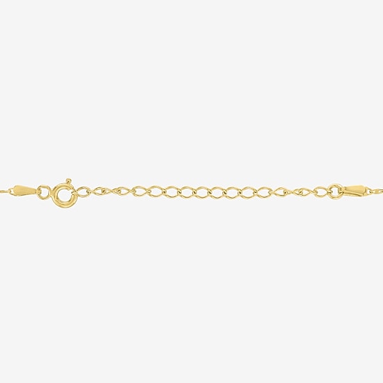 Diamond Addiction (G-H, Si2-I1) Womens 1/10 CT. T.W. Lab Grown White Diamond 14K Gold Over Silver Round 16 Inch Pendant Necklace