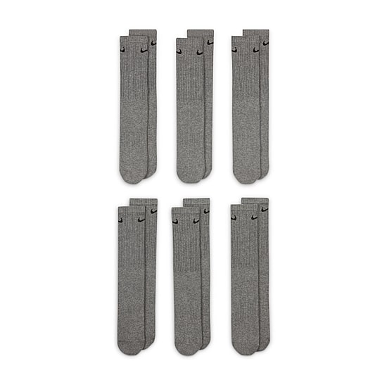 Nike Everyday Cushioned Unisex Adult 6 Pair Crew Socks