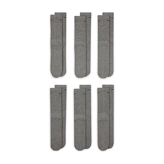 Nike Everyday Cushioned Unisex Adult 6 Pair Crew Socks