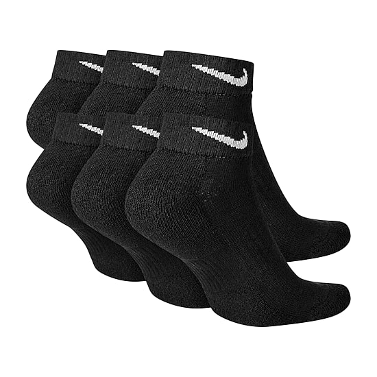 Nike Everyday Cushioned Unisex Adult Multi-Pack 6 Pair Low Cut Socks