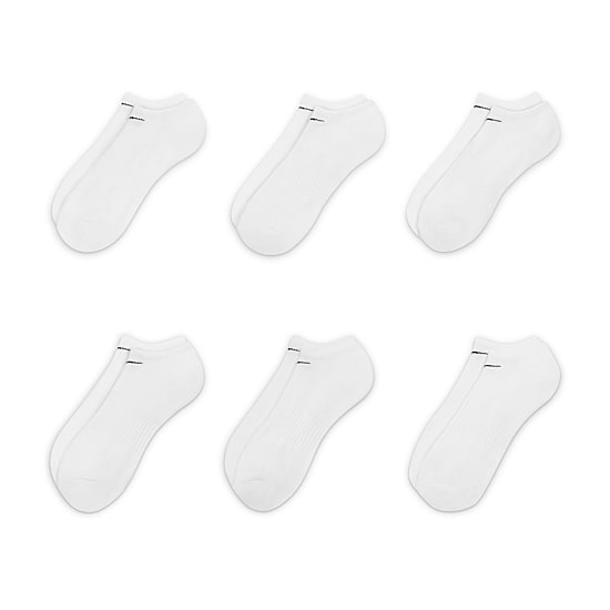 Nike Everyday Cushioned Unisex Adult Multi-Pack 6 Pair No Show Socks