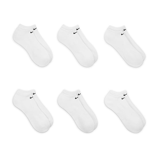 Nike Everyday Cushioned Unisex Adult Multi-Pack 6 Pair No Show Socks