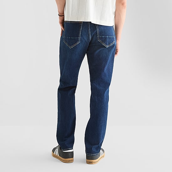 Arizona Mens Stretch Fabric Tapered Leg Athletic Fit Jean