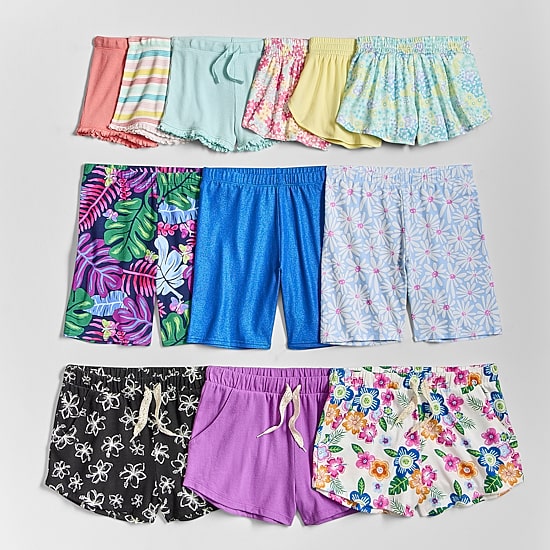 Okie Dokie Active Toddler Girls Pull-On Short