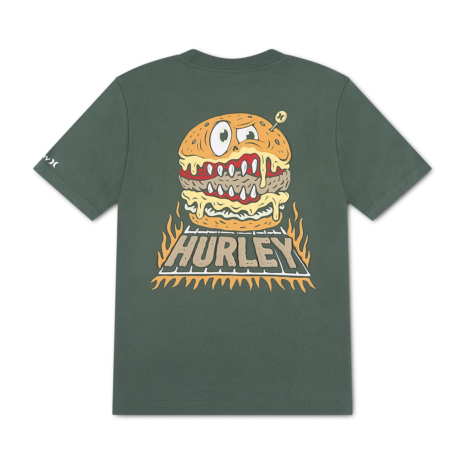 Hurley Big Kid Boys Crew Neck Short Sleeve Regular Fit Graphic T-Shirt