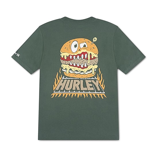Hurley Big Kid Boys Crew Neck Short Sleeve Regular Fit Graphic T-Shirt