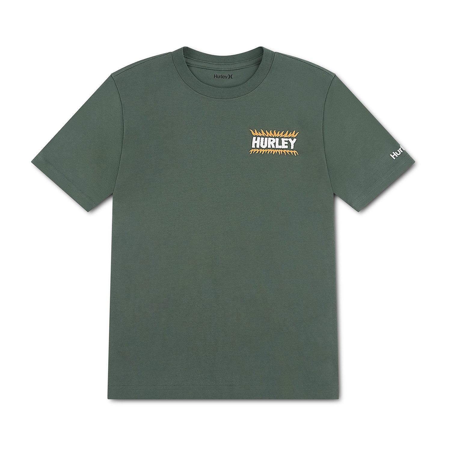 Hurley Big Kid Boys Crew Neck Short Sleeve Regular Fit Graphic T-Shirt