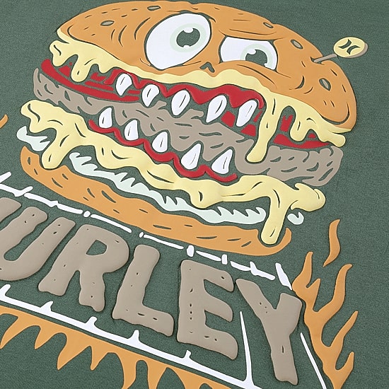 Hurley Big Kid Boys Crew Neck Short Sleeve Regular Fit Graphic T-Shirt