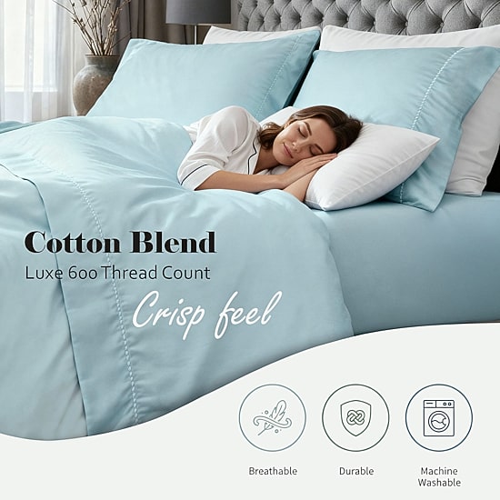 SUPERIOR® Imperia  Dash Stitch 600tc Sheet Set