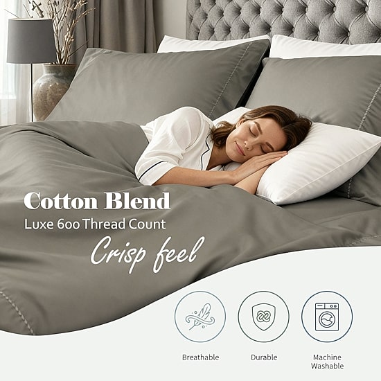 SUPERIOR® Imperia  Dash Stitch 600tc Sheet Set