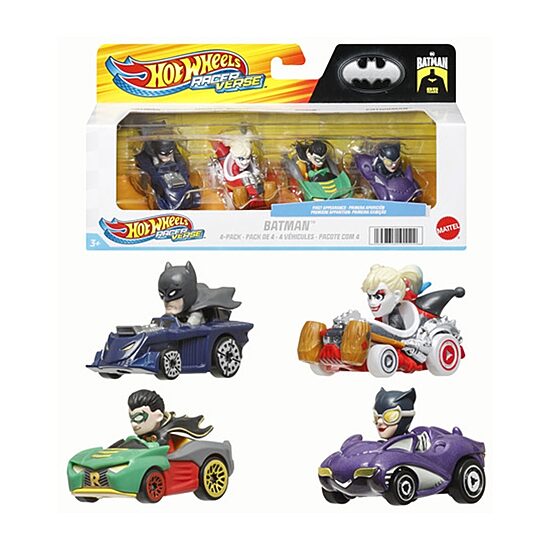 Batman 4-Pack Assorted Cast Cars